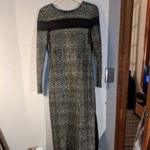 Shoshanna floor length sparkly gown (worn once)